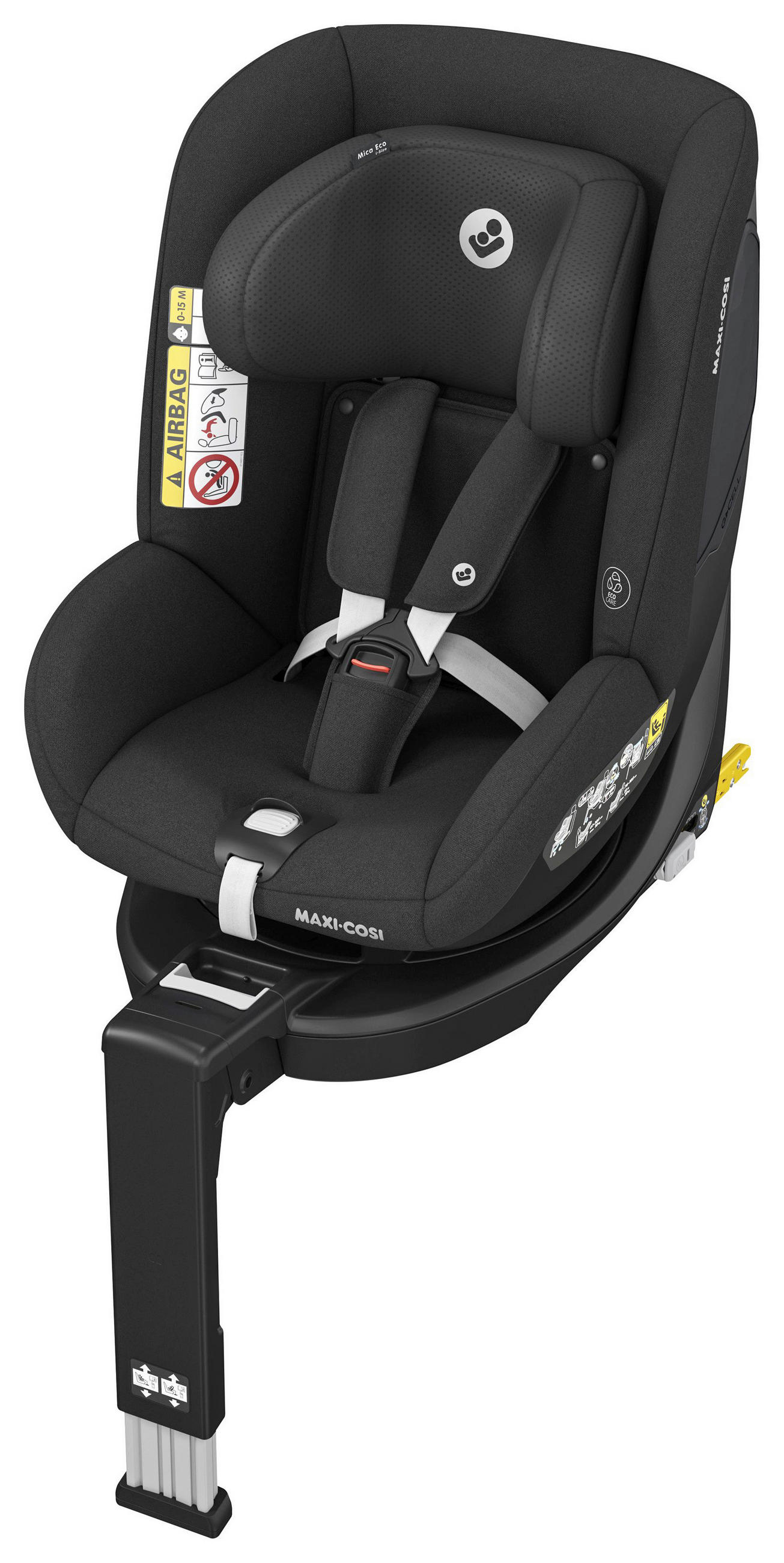 AUTO-SEDIŠTE ZA DECU  Mica Eco i-Size Authentic Black  - crna, Osnovno, tekstil/plastika - Maxi-Cosi