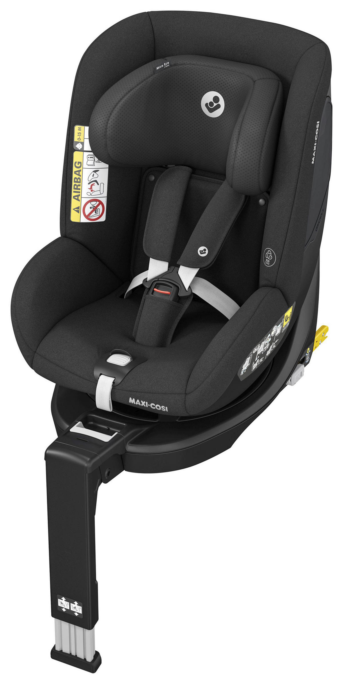 AUTO-SEDIŠTE ZA DECU  Mica Eco i-Size Authentic Black  - crna, Osnovno, tekstil/plastika - Maxi-Cosi