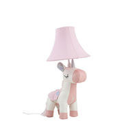 LED-KINDERTISCHLEUCHTE 26/30/51 cm   - Rosa/Weiß, LIFESTYLE, Textil/Metall (26/30/51cm) - Happy Lamps