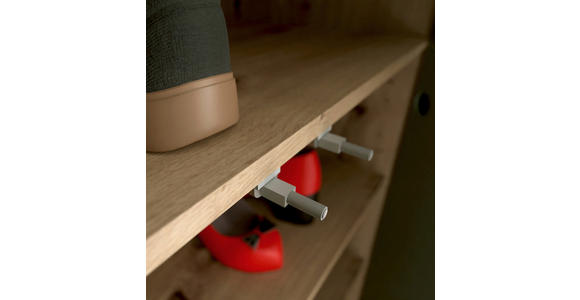 SCHUHSCHRANK 74,5/191,9/34,9 cm - Hellgrau/Eiche Artisan, MODERN, Holzwerkstoff/Kunststoff (74,5/191,9/34,9cm) - Xora