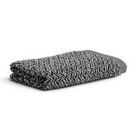 DUSCHTUCH 80/150 cm BROOKLYN  - Schwarz, Basics, Textil (80/150cm) - Moeve