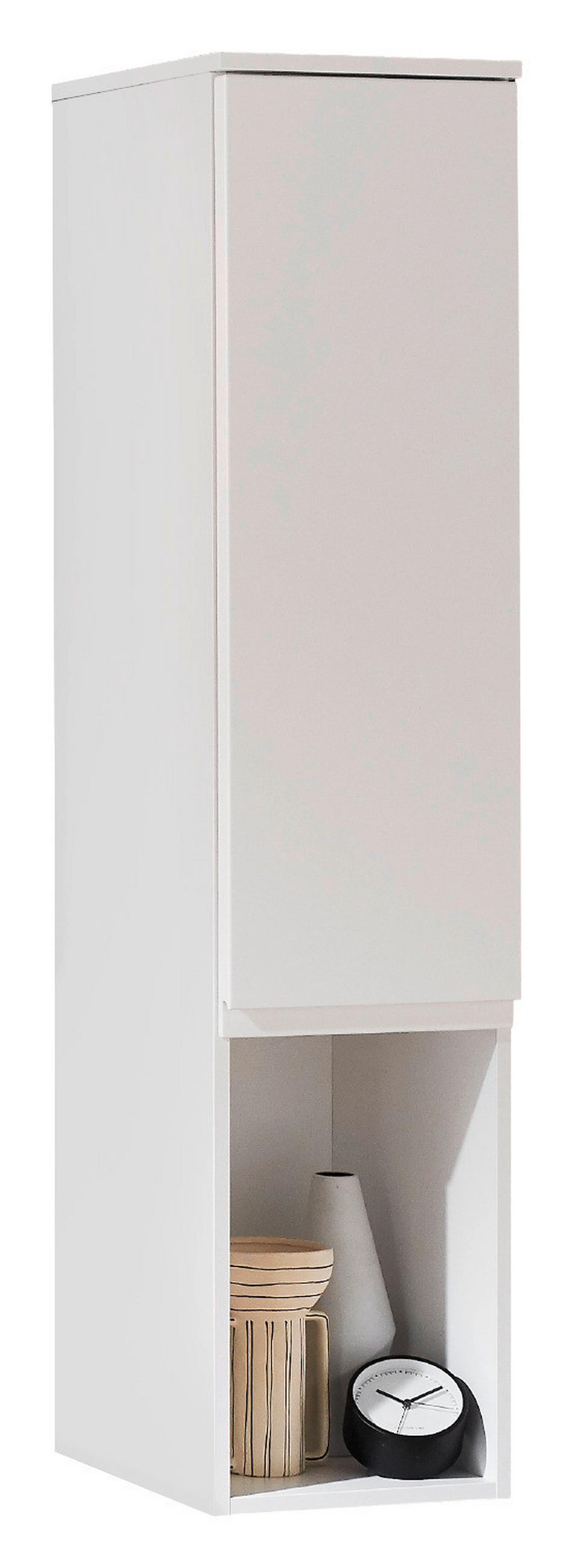 HOCHSCHRANK 30/129,6/37,1 cm  - Weiss, Modern, Holzwerkstoff (30/129,6/37,1cm) - Celina Home