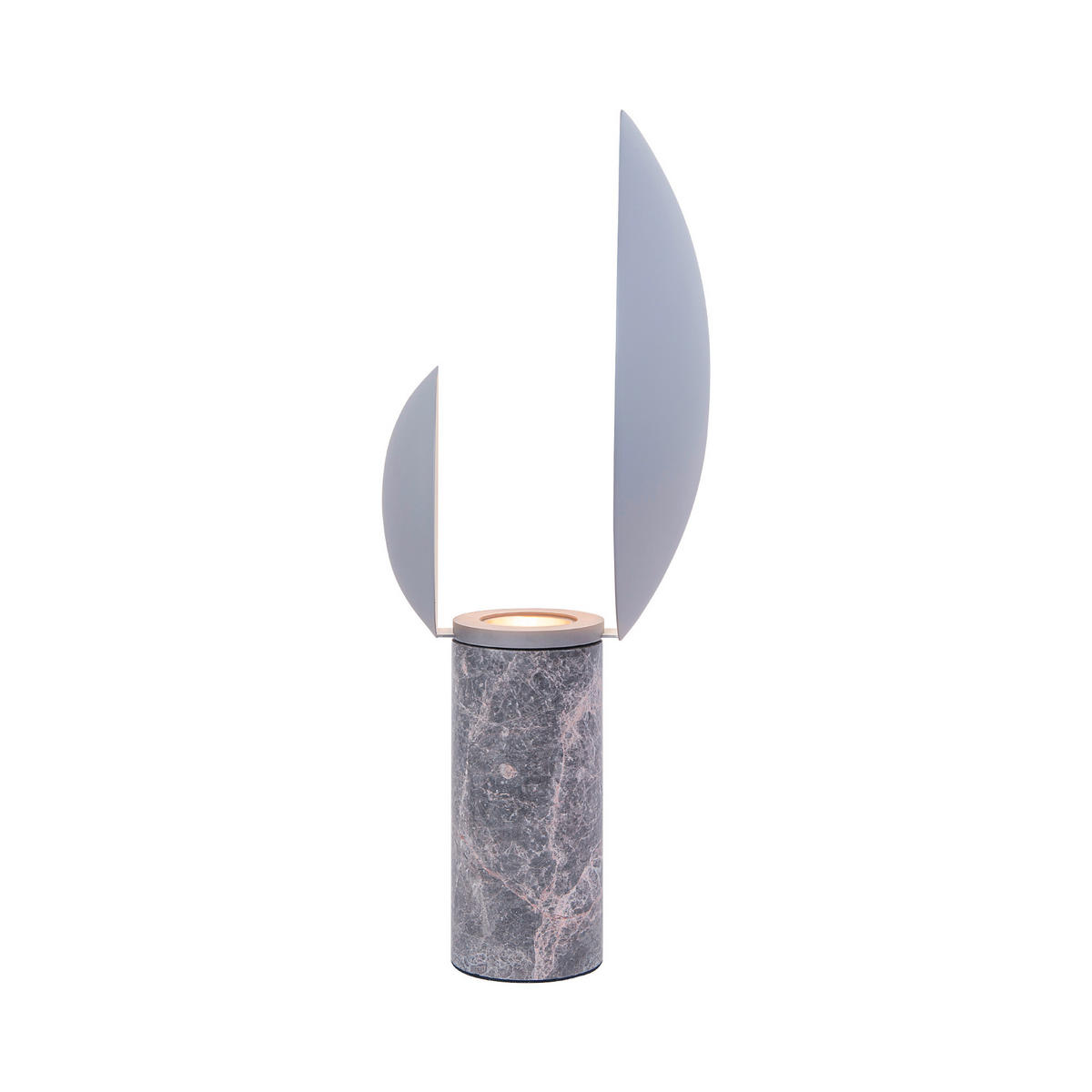 TISCHLEUCHTE 30/49 cm   - Weiß/Grau, Design, Stein/Metall (30/49cm) - Nordlux