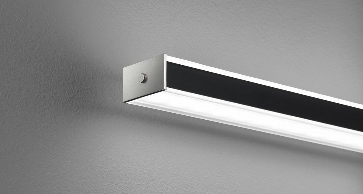 ZÁVĚSNÉ LED SVÍTIDLO, 115/7/90 cm - černá/barvy niklu, Design, kov (115/7/90cm) - Fischer & Honsel