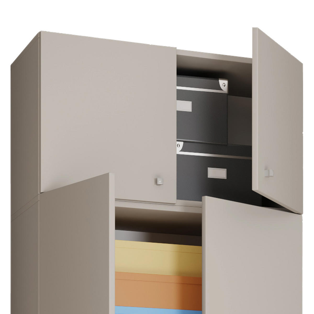 MEHRZWECKSCHRANK 70/240/39 cm  - Grau, Modern, Holzwerkstoff/Kunststoff (70/240/39cm) - MID.YOU
