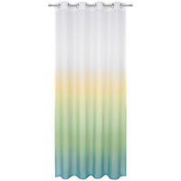 PERDEA CU INELE TIP CAPSĂ semitransparent  - galben/verde, Trend, textil (140/245cm) - Esposa