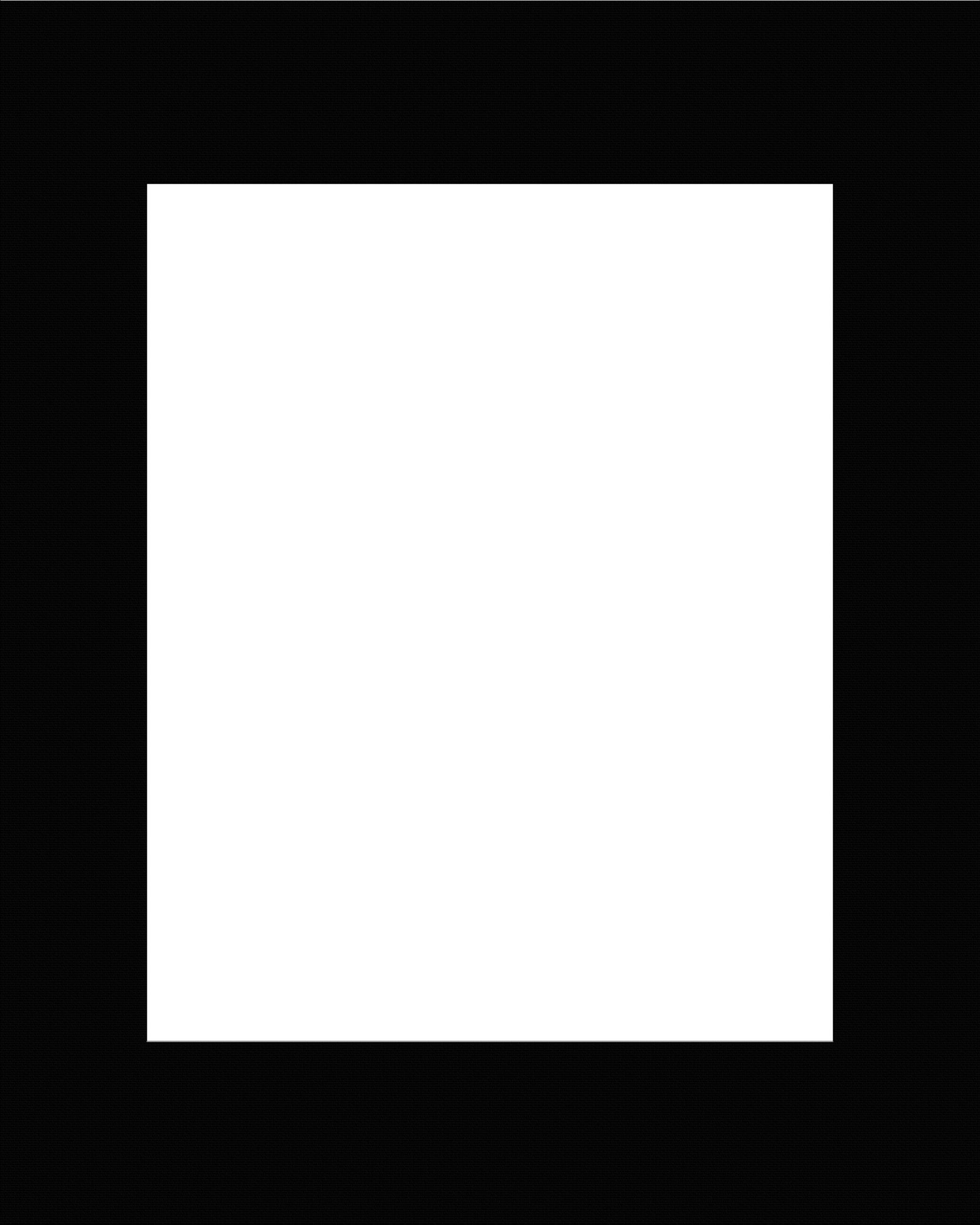 PASSEPARTOUT Schwarz  - Schwarz, Basics, Papier (40/50/0,1cm)