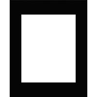 PASSEPARTOUT Schwarz  - Schwarz, Basics, Papier (40/50/0,1cm)