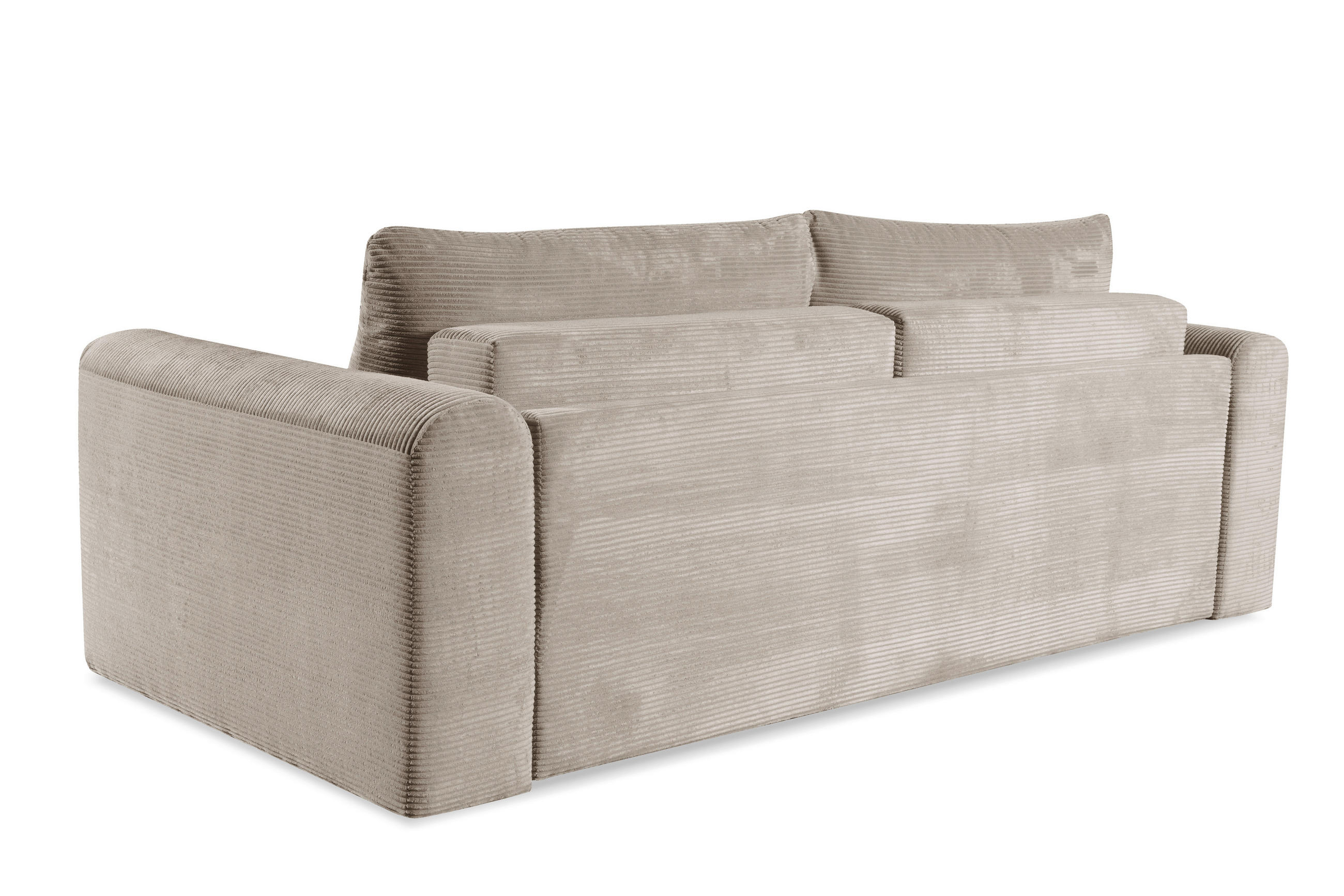 Thumbnail - Livetastic Schlafsofa Norman, Beige, Textil, 3-Sitzer, Füllung: Polyurethan (Pur), Silikon, 252x93x167 cm, Made in EU, W...