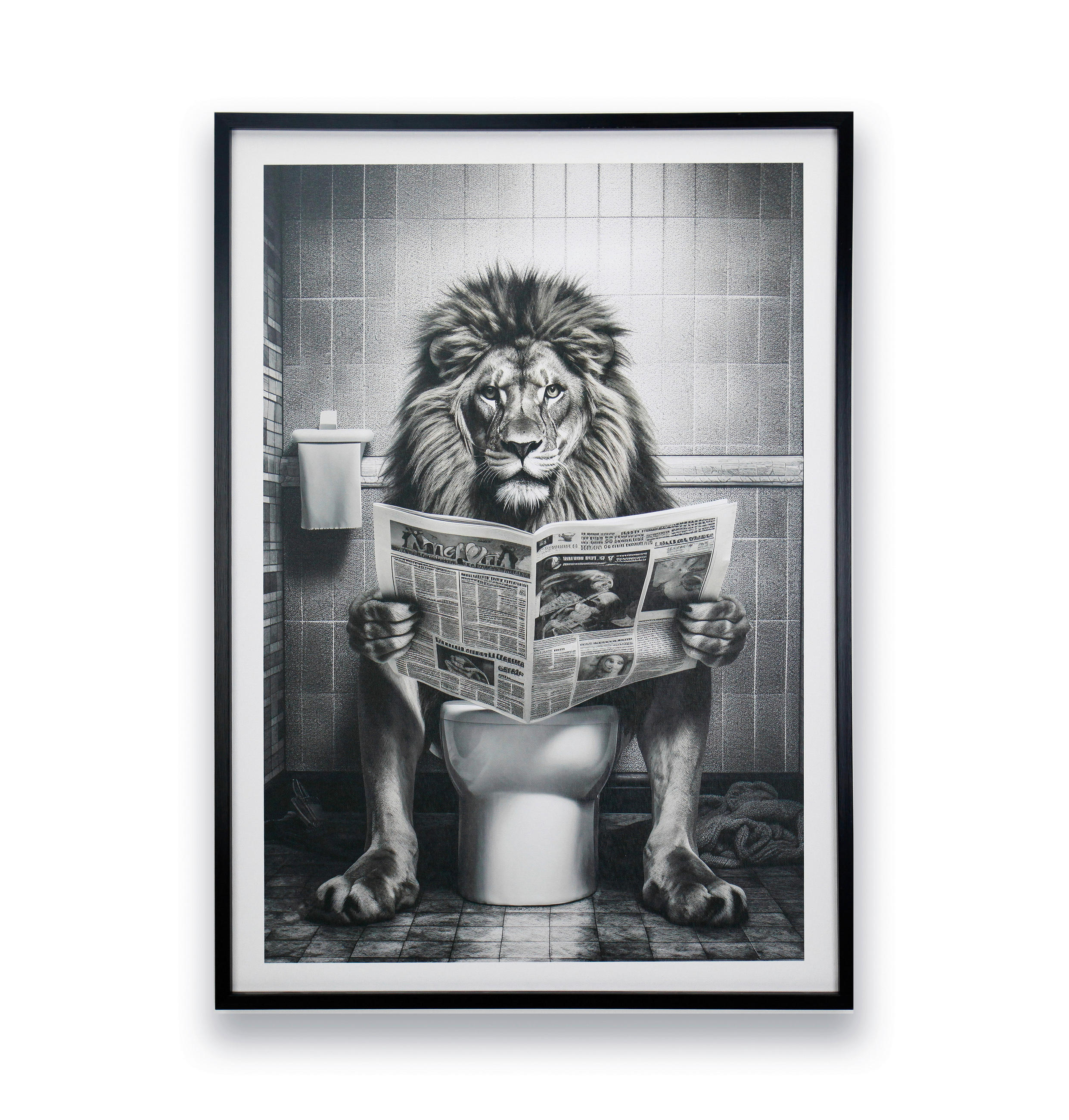 Monee UMELECKÁ TLAČ, zvieratá, 50/70 cm