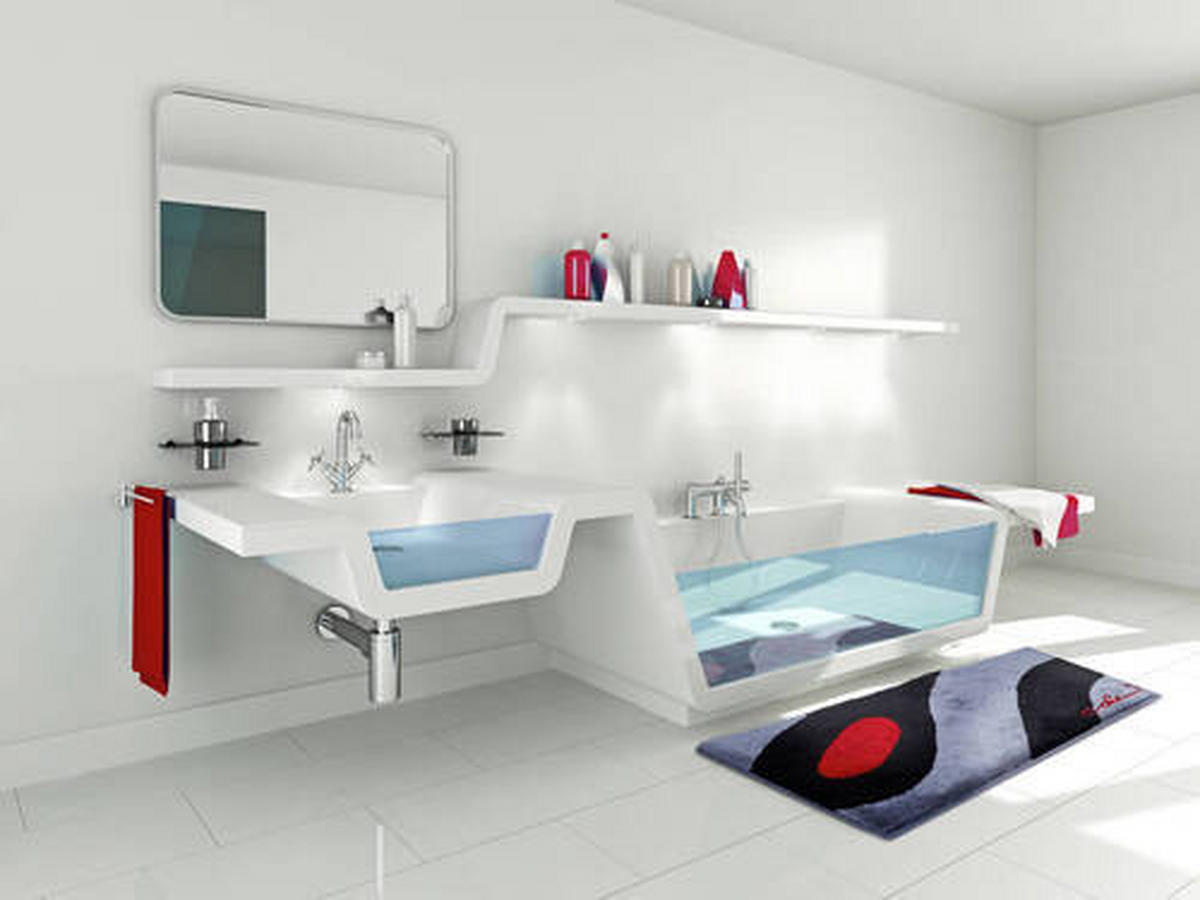 KOBEREC DO KOUPELNY, 80/140 cm - šedá/černá, Basics, textil/plast (80/140cm) - Grund