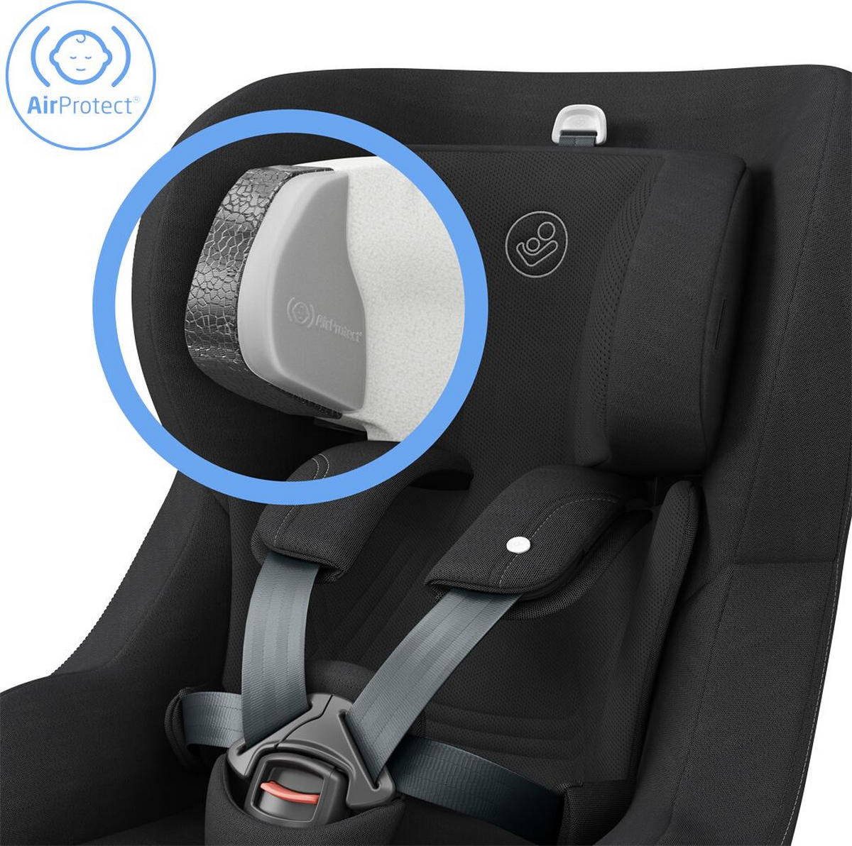 REBOARDER-KINDERSITZ Pearl Slide Pro  - Schwarz/Braun, Basics, Kunststoff/Textil (44/70,1/65,6cm) - Maxi-Cosi