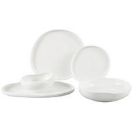 KOMBISERVICE Weiß Hochglanz BARLES 25-teilig 6 Personen  - Weiß Hochglanz, Basics, Keramik (30/30/10cm)