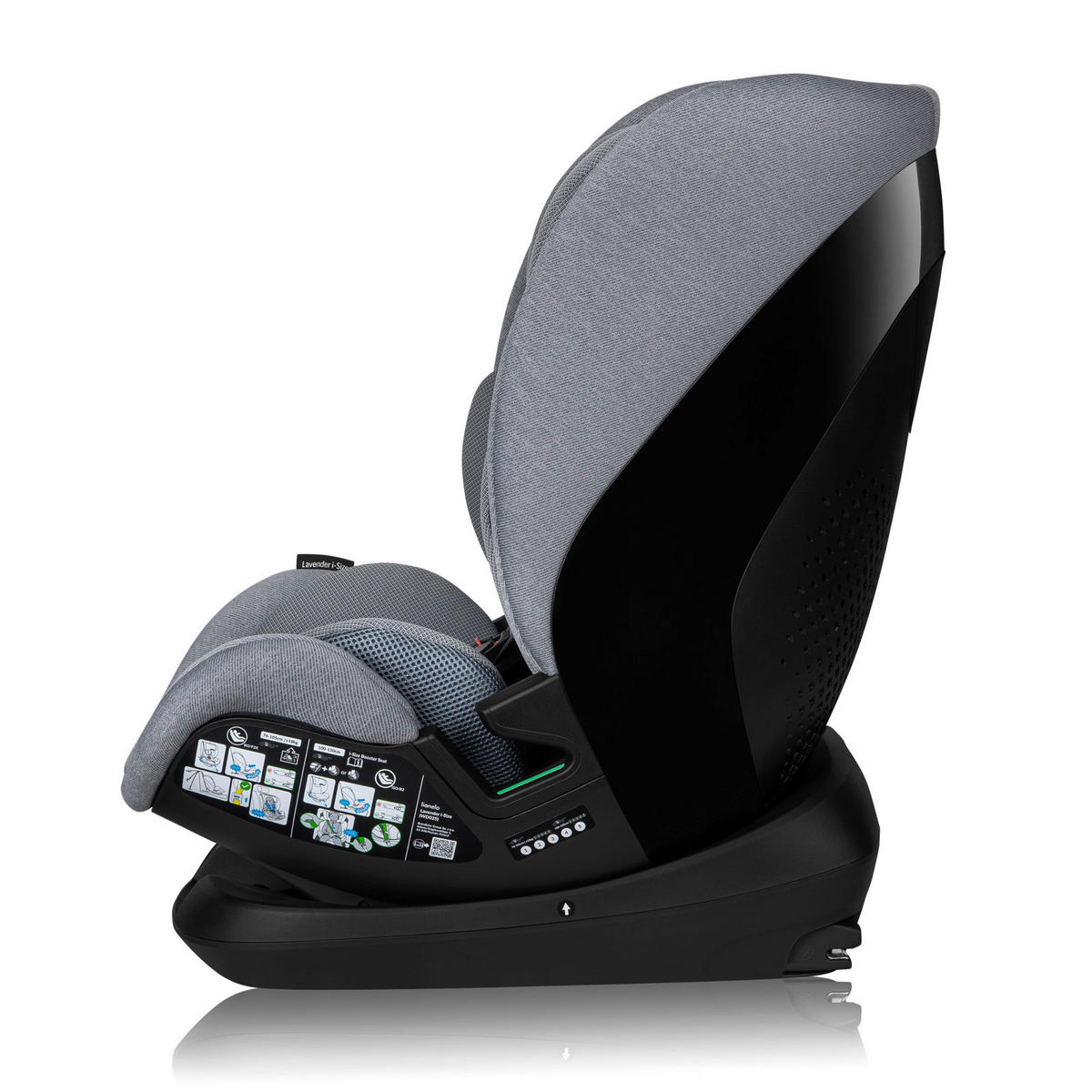 KINDERAUTOSITZ Lavender i-Size  - Hellgrau, Basics, Kunststoff (43,5/52,2/63,5cm) - Lionelo