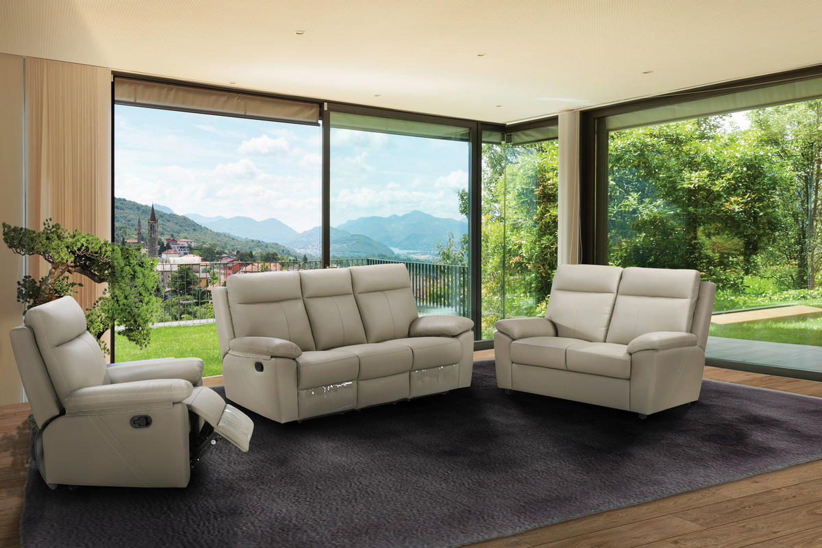 ÜLŐGARNITÚRA világosszürke  - világosszürke, Konventionell (199/146/103/92cm) - Cantus