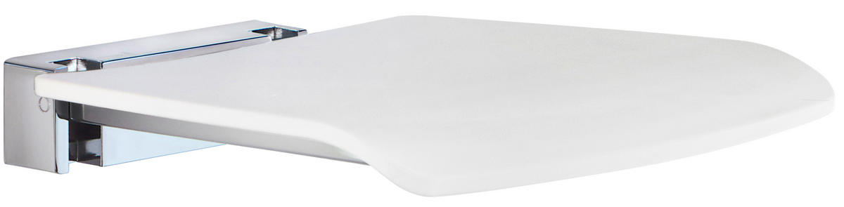 DUSCHHOCKER Kunststoff  - Weiß, Basics, Kunststoff (38,5/5/39,5cm) - Smedbo