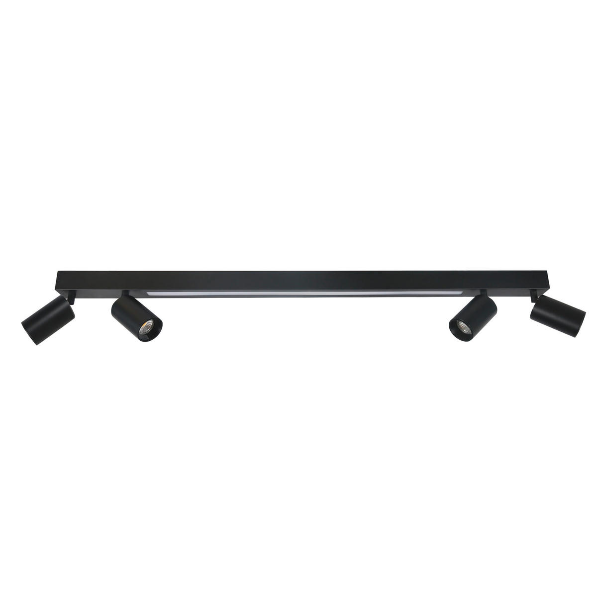 LED-DECKENSTRAHLER   - Schwarz, KONVENTIONELL, Metall (14.5/100/5.5cm)