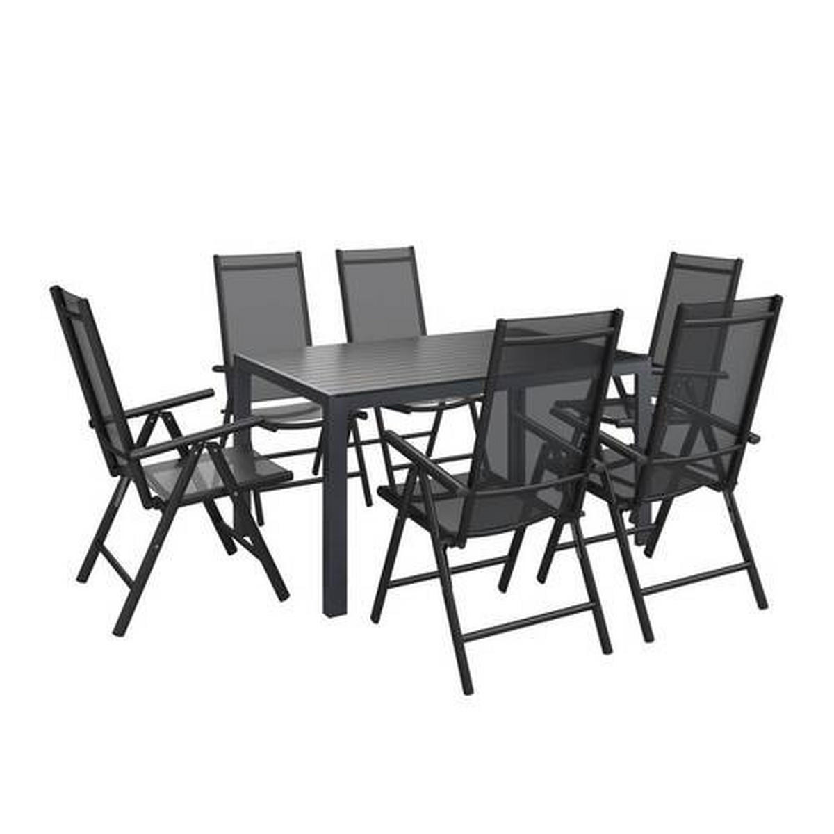 UTEGRUPP  - svart/antracit, Modern, metall/textil - Ambia Garden