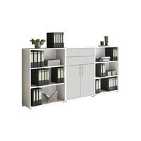 AKTENSCHRANK Weiß  - Weiß, MODERN, Holzwerkstoff (253,2/113,6/33cm) - MID.YOU