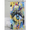 DUSCHVORHANG Eye 180/200 cm  - Multicolor, Design, Textil (180/200cm) - Esposa