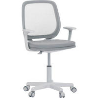 KANCELÁRSKE KRESLO, sieťovina, sivá - sivá, Modern, textil/plast (50/77-89/49cm) - Xora