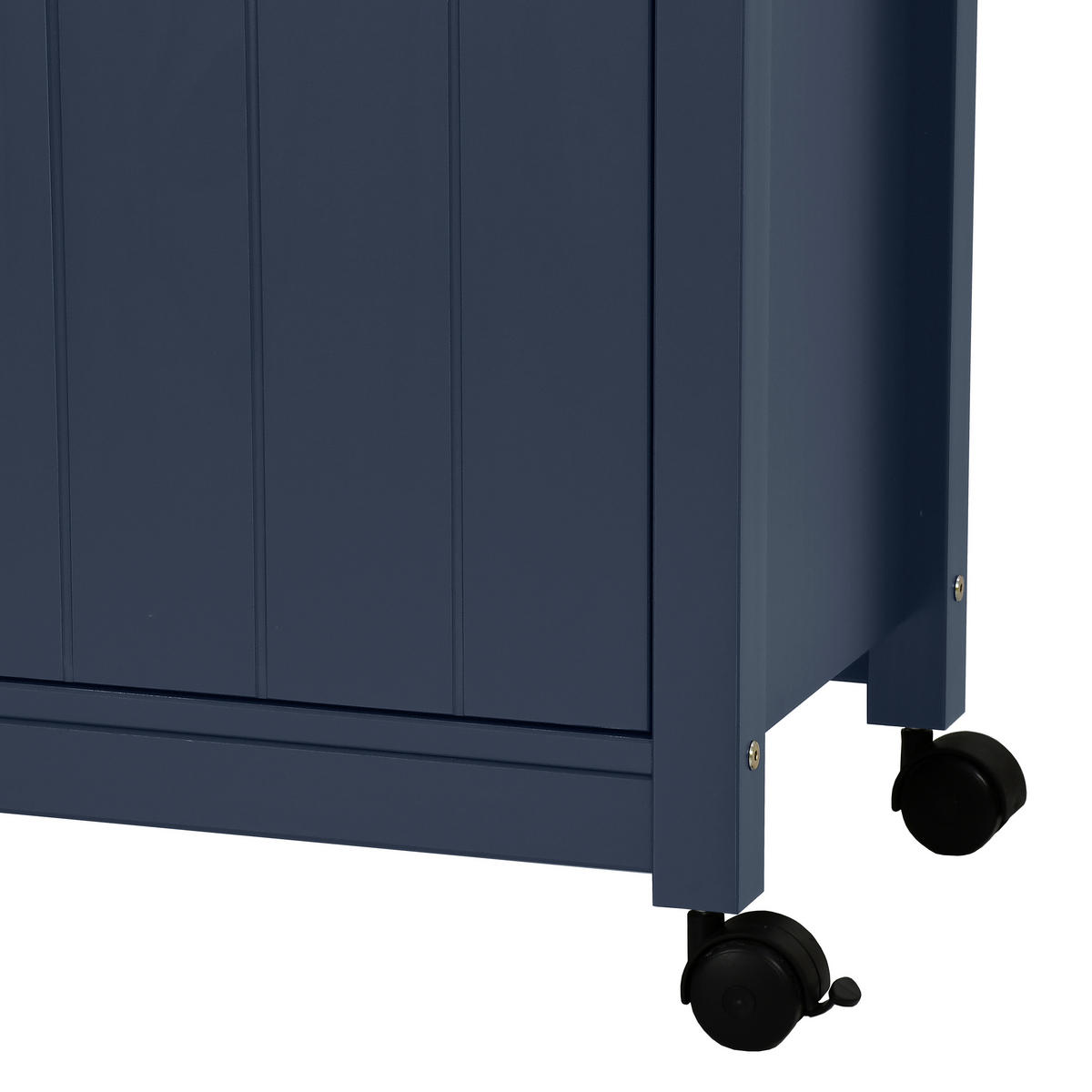 SERVIERWAGEN Pinie massiv Braun, Dunkelgrau  - Dunkelgrau/Zinkfarben, MODERN, Holz/Kunststoff (85/90,6/40cm) - Livetastic