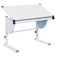 JUGENDSCHREIBTISCH 110/60/63-93 cm  - Weiß, KONVENTIONELL, Holzwerkstoff/Metall (110/60/63-93cm) - Xora