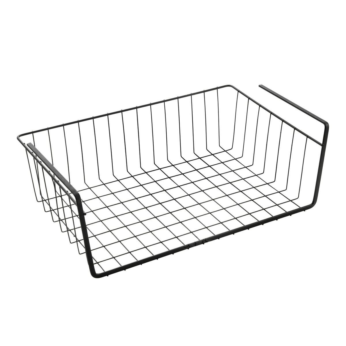 SCHRANKKORB - Schwarz, Basics, Metall (40/14/26cm) - Metaltex