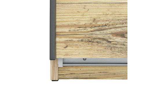 Schiebetürenschrank 270cm Alicante, Alpinlook/Betonoxid - Fichtefarben/Grau, MODERN, Holzwerkstoff (270/210/60cm) - Luca Bessoni