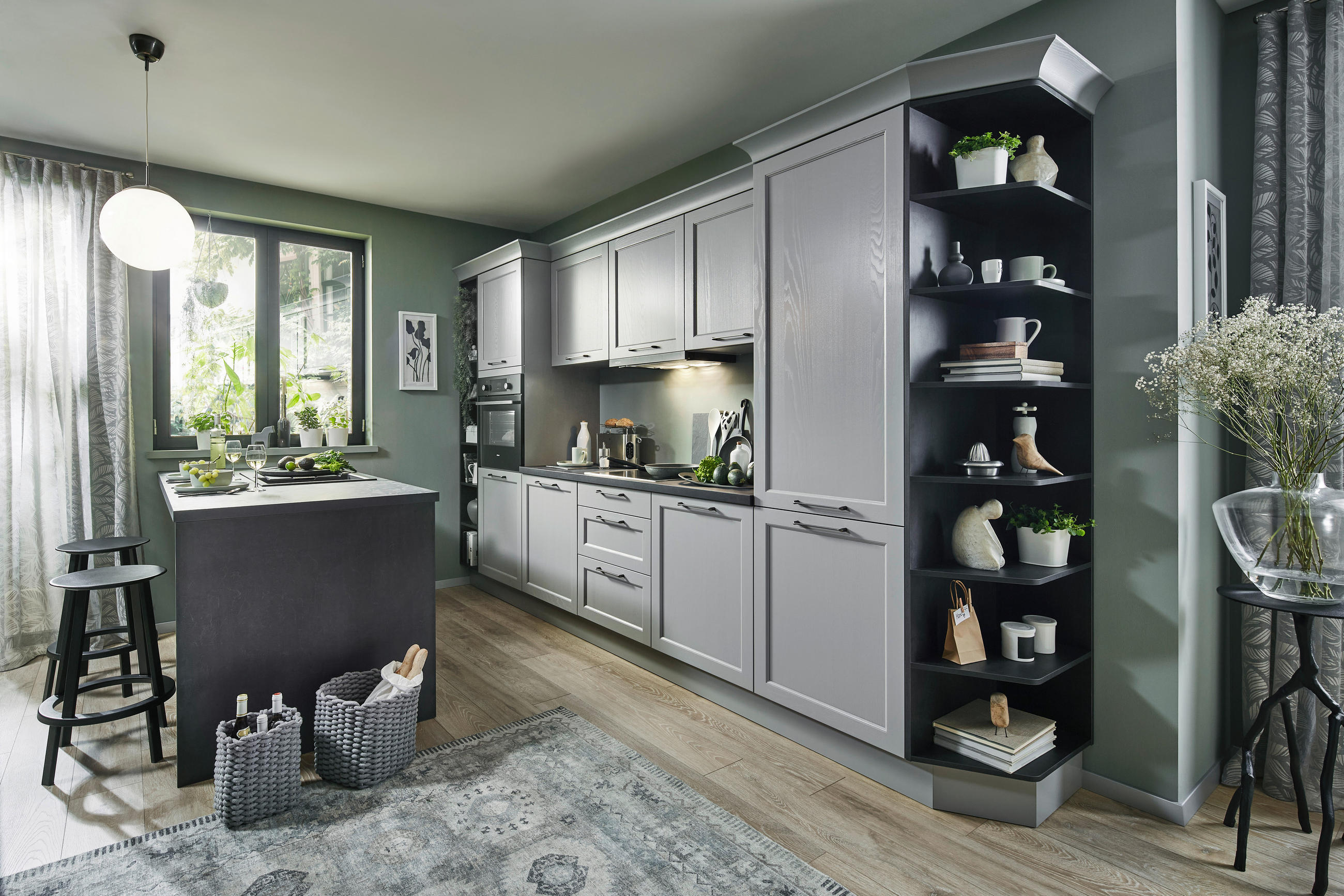EINBAUKÜCHE BRISTOL SELECTION  - LIFESTYLE, Holzwerkstoff - Moderano