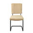 SCHWINGSTUHL Samt Beige, Schwarz - Beige/Schwarz, Design, Textil/Metall (58/88/44,50cm) - Carryhome