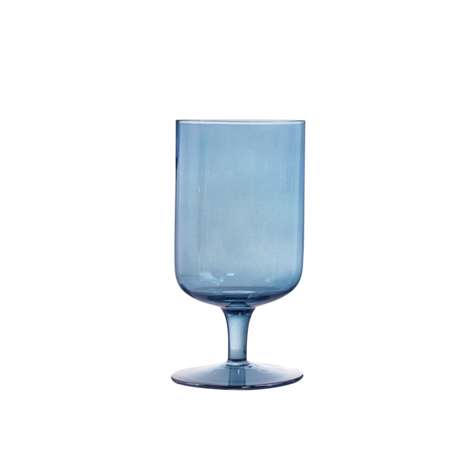 WASSERGLAS 340 ml  - Blau, Trend, Glas (7,2/14,5cm) - Novel