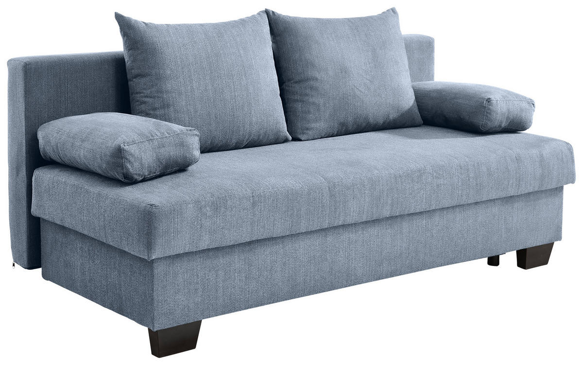 SCHLAFSOFA in Textil Hellblau  - Hellblau, Konventionell, Holz/Textil (200/88/102cm) - MID.YOU
