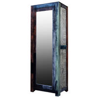 GARDEROBENSCHRANK Wolf Möbel  in 75/200/45 cm  - Multicolor, Natur, Holz/Metall (75/200/45cm) - Livetastic