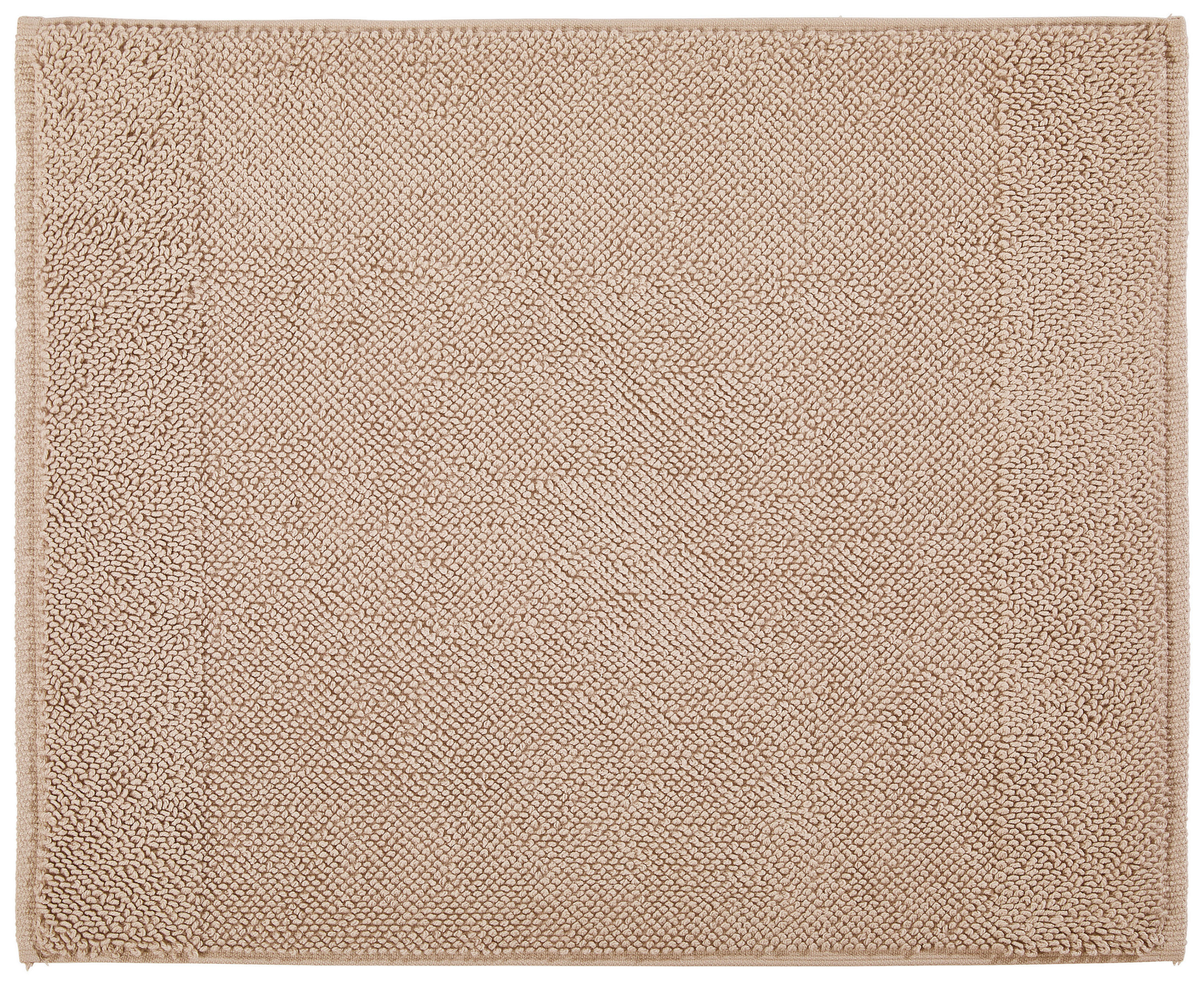 BADEMATTE 50/60 cm Beige  - Beige, KONVENTIONELL, Textil (50/60cm) - Bio:Vio