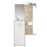 GARDEROBE - Eichefarben/Weiß, KONVENTIONELL, Holzwerkstoff (100/196/37cm) - Carryhome GARDEROBE - Eichefarben/Weiß, KONVENTIONELL, Holzwerkstoff (100/196/37cm) - Carryhome