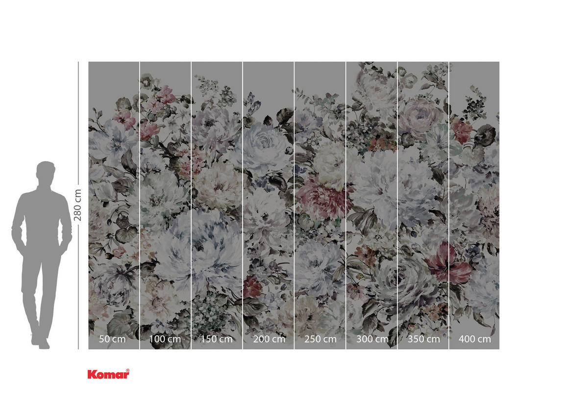 FOTOTAPET 400/280 cm  - multicolor, Trend, papper (400/280cm) - Komar
