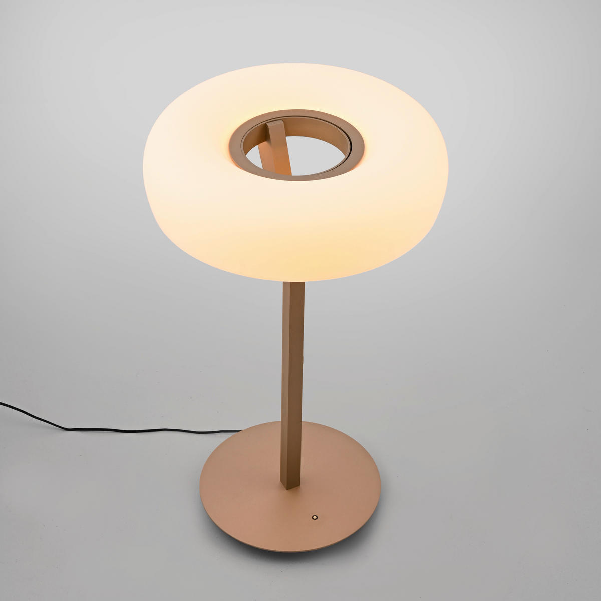 LED-TISCHLEUCHTE - Schwarz/Bronzefarben, Basics, Glas/Kunststoff (35/35/58cm) - Paul Neuhaus