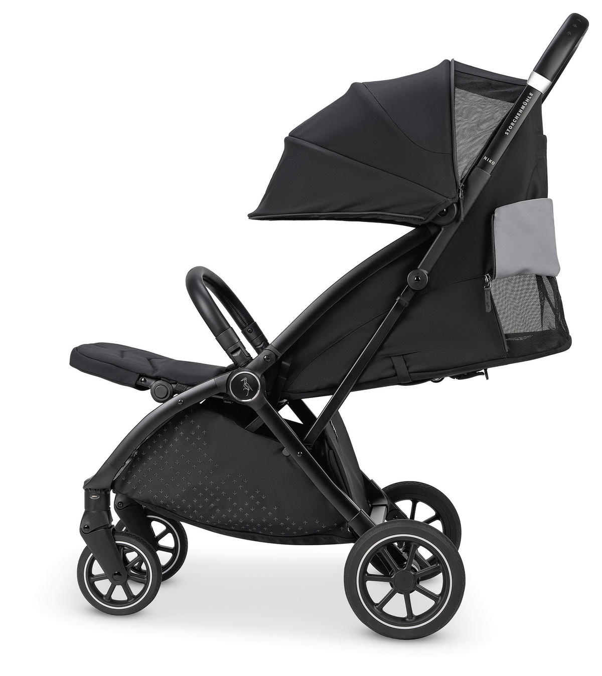 BUGGY SPORTWAGEN NIKO - ONYX  - Schwarz, MODERN, Textil/Metall (88,5/51,5/106,5cm) - Osann