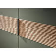DREHTÜRENSCHRANK  in Eichefarben, Olivgrün  - Eichefarben/Anthrazit, Design, Holz/Holzwerkstoff (249,6/229,4/59,5cm) - Dieter Knoll