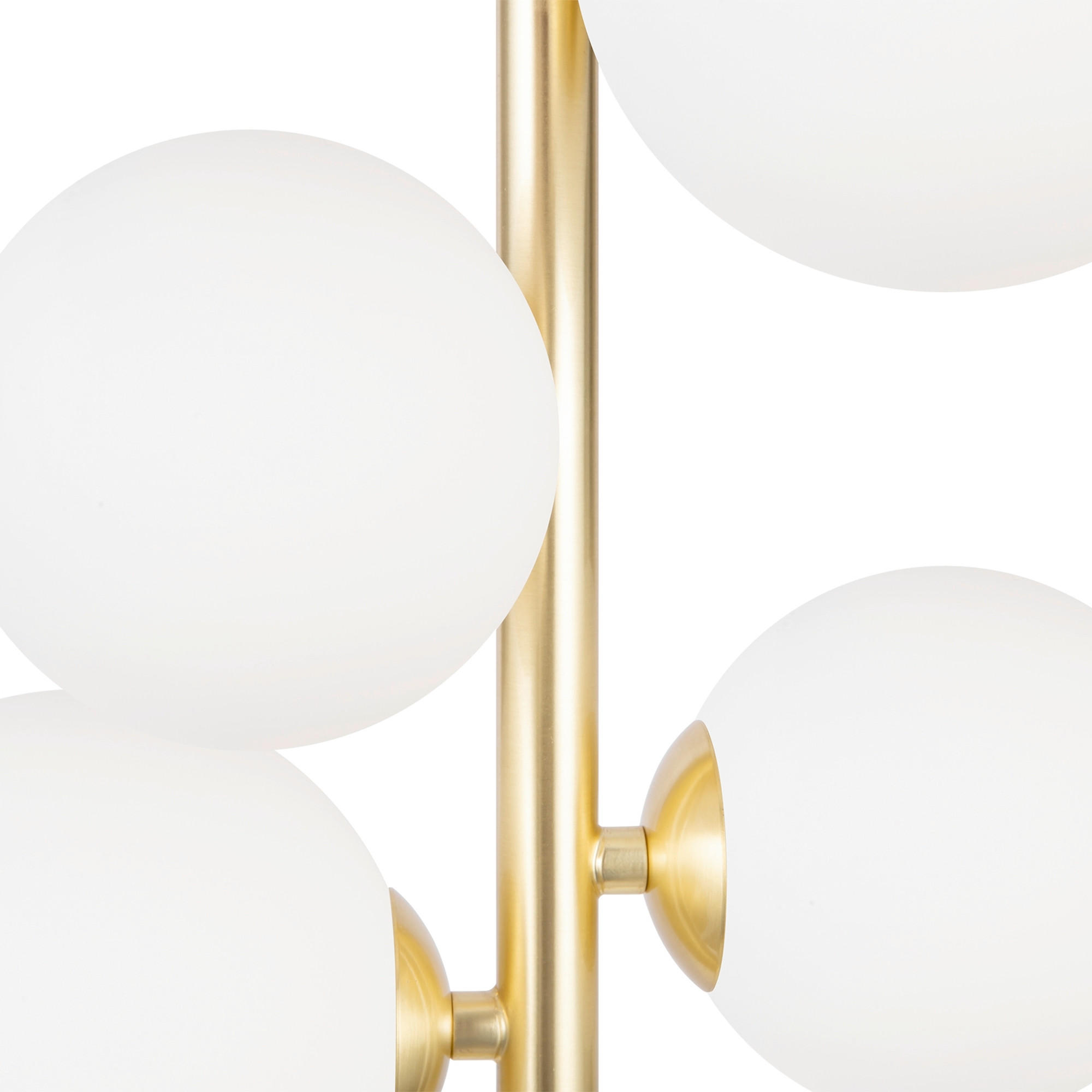 PENDELLEUCHTE Modern 29/170 cm - Goldfarben/Weiß, Trend, Glas/Metall (29/170cm) - MAYTONI