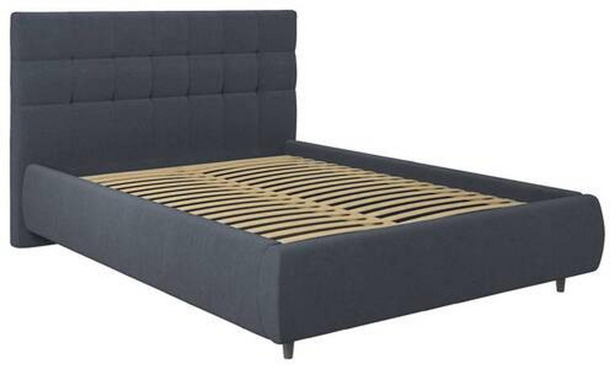 TAPECIRANI KREVET   140/200 cm   antracit  - boje breze/crna, Konvencionalno, drvo/tekstil (140/200cm) - Carryhome