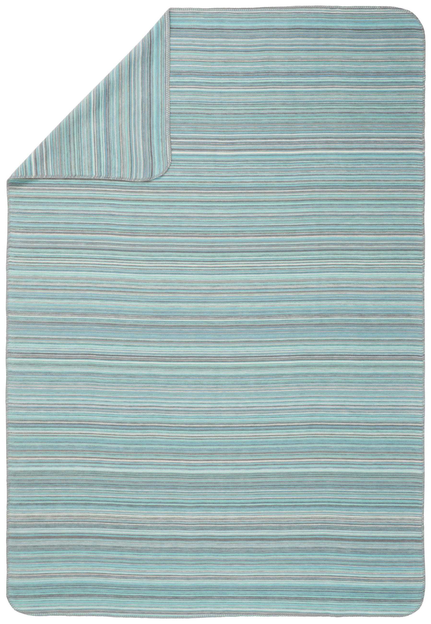 DEKA 140/200 cm  MOLA  - siva/plava, Konvencionalno, tekstil (140/200cm) - Bio:Vio