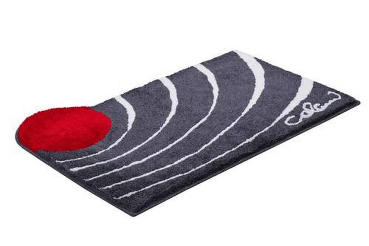 KOBEREC DO KOUPELNY, 80/150 cm - antracitová, Basics, textil/plast (80/150cm) - Grund