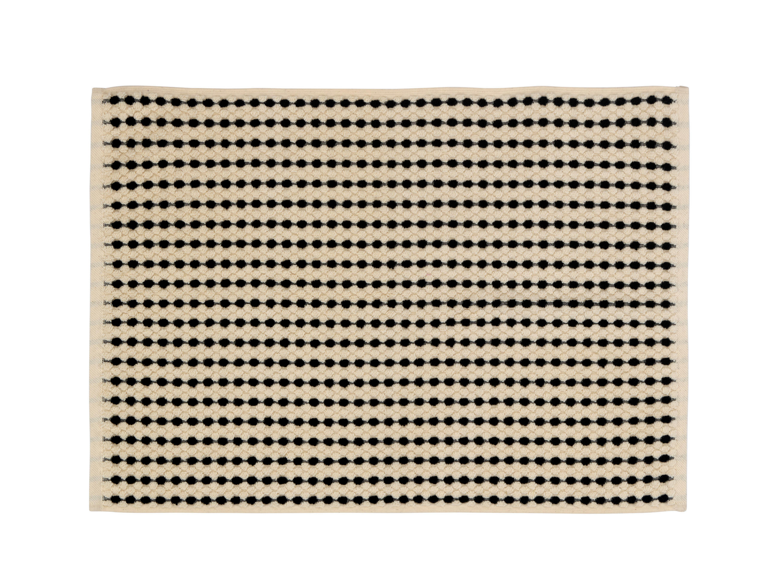 KOUPELNOVÁ PŘEDLOŽKA, 50/70 cm - černá/ecru, Konvenční, textil (50/70cm) - Dieter Knoll