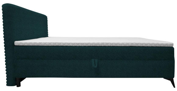 BOXBETT 140/200 cm in Opal - Opal/Schwarz, Design, Holz/Holzwerkstoff (140/200cm) - Xora