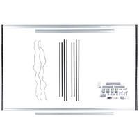 MONTAGEPAKET   - Schwarz, KONVENTIONELL, Kunststoff/Metall (360/242cm) - Hom`in