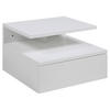 NACHTSCHRANK 35/22,5/32 cm  - Weiß, Design, Holzwerkstoff (35/22,5/32cm)