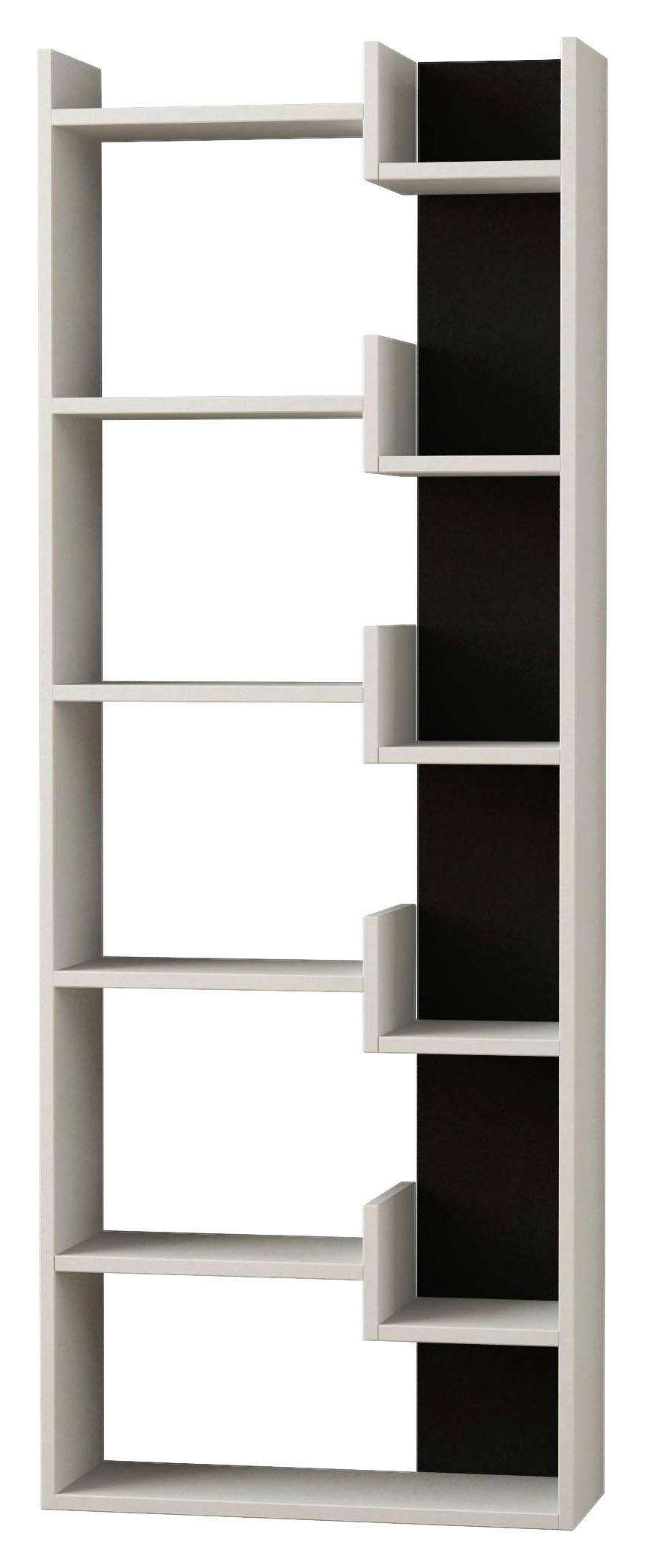 BÜCHERWAND  61/163/22 cm Weiss  - Weiss, Design, Holzwerkstoff (61/163/22cm) - Livetastic