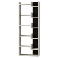 BÜCHERWAND  61/163/22 cm Weiss  - Weiss, Design, Holzwerkstoff (61/163/22cm) - Livetastic